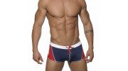 ES -1415 BOXER DE BAIN WHITE HEAVEN ROUGE/NAVY