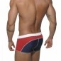 ES -1415 BOXER DE BAIN WHITE HEAVEN ROUGE/NAVY