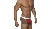 ES -1415 MAILLOT DE BAIN WHITE HEAVEN KAKI/ROUGE