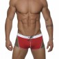ES -1415 BOXER DE BAIN WHITE HEAVEN KAKI/ROUGE
