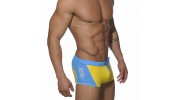 ES -1415 MAILLOT DE BAIN WHITE HEAVEN BLEU SURF/JAUNE