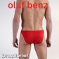 OLAF BENZ - SLIP RED1201 BRAZILBRIEF ROUGE