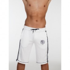 ES COLLECTION - BERMUDA SPORT BLANC- 215 WORK OUT LONG