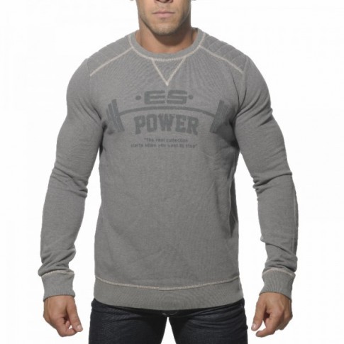 ES - SP040 SWEAT COTON GRIS