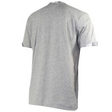 DIESEL - TEE SHIRT D INTERIEUR  COL TUNISIEN GRIS CHINE