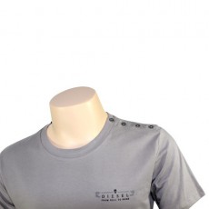 DIESEL - TEE SHIRT RANDAL COL ROND  TAUPE
