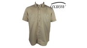 OXBOW CHEMISE MANCHE COURTE EN LIN / COTON RURUTI DUNE