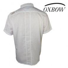 OXBOW CHEMISE MANCHE COURTE EN LIN / COTON RURUTI SEL