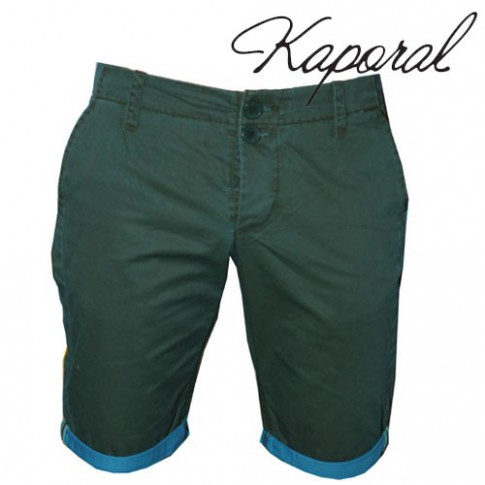 KAPORAL - BERMUDA JAGERE EN COTON KAKI