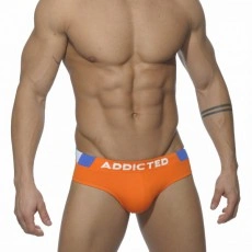 ADDICTED - ADS15 MAILLOT DE BAIN SUNGA SPORT ORANGE