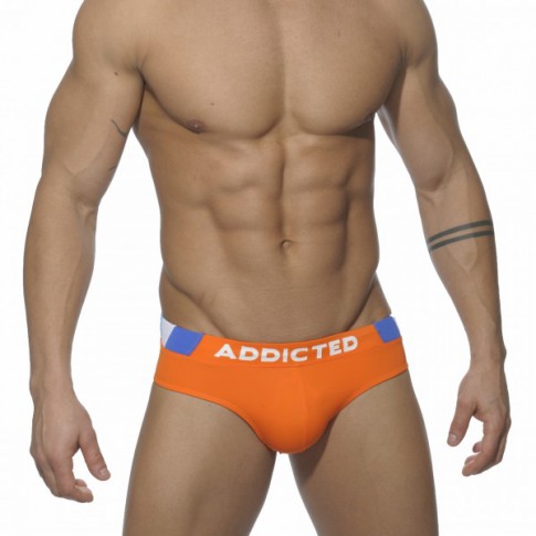 ADDICTED - ADS15 SLIP DE BAIN SUNGA SPORT ORANGE