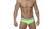 ADDICTED - ADS17 MAILLOT DE BAIN LOW CUT ATHELIC VERT ANIS