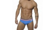 ADDICTED - ADS17 MAILLOT DE BAIN LOW CUT ATHELIC BLEU SURF