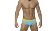 ADDICTED - ADS19 MAILLOT DE BAIN SUNGA SIDE CONTRAST TURQUOISE