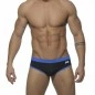ADDICTED - ADS19 SLIP DE BAIN SUNGA SIDE CONTRAST NOIR