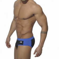 ADDICTED - ADS19 SLIP DE BAIN SUNGA SIDE CONTRAST NOIR