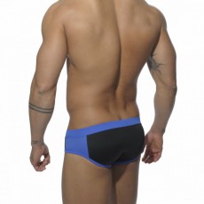 ADDICTED - ADS19 MAILLOT DE BAIN SUNGA SIDE CONTRAST NOIR