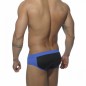 ADDICTED - ADS19 SLIP DE BAIN SUNGA SIDE CONTRAST NOIR