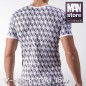 MANSTORE - T-SHIRT M325 V-NECK TEE LOW BLANC