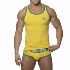 ADDICTED - AD175 DEBARDEUR SPORTLACROSSE JAUNE