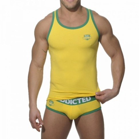 ADDICTED - AD175 DEBARDEUR SPORTLACROSSE JAUNE