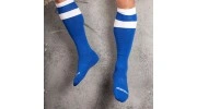 BARCODE - CHAUSSETTES FOOTBALL HAUTE BLEU