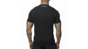 ADDICTED - AD208  T-SHIRT NIGHT NOIR