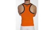 ES DEBARDEUR 202 ORANGE AVEC BORDURE CONTRASTE