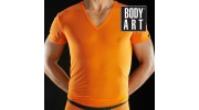BODYART - T-SHIRT EPIRUS EN TULLE ORANGE