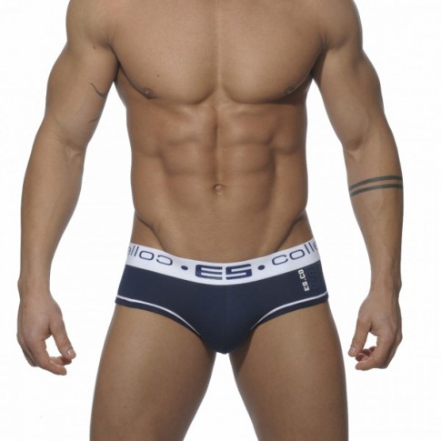 ES - UN078 SLIP ATHLETIC DOUBLE PIPING NAVY