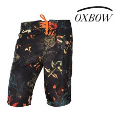 OXBOW - SHORT DE BAIN BODYSHORT FLOWER NOIR