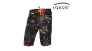 OXBOW - SHORT DE BAIN BODYSHORT FLOWER NOIR