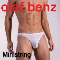 OLAF BENZ - STRING RED1382 MINISTRING BLANC