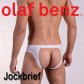 OLAF BENZ - JOCK STRAPE RED1382 JOCKBRIEF BLANC