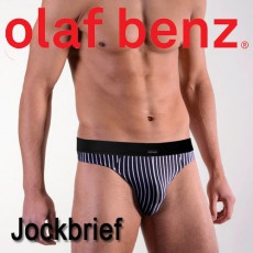 OLAF BENZ - JOCK STRAPE RED1383 JOCKBRIEF NOIR
