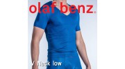 OLAF BENZ - V NECK LOW RED1418 T-SHIRT HOMME BLEU ELECTRIC