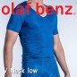 OLAF BENZ - V NECK LOW RED1418 T-SHIRT HOMME BLEU ELECTRIC