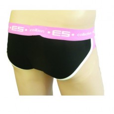 ES SLIP BRIEF ROCKY NOIR ROSE BARCELONA 198