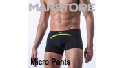 MANSTORE - MICRO PANTS M410 BOXER HOMME NOIR
