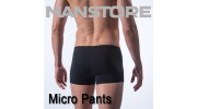 MANSTORE - MICRO PANTS M410 BOXER HOMME NOIR