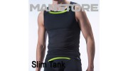 MANSTORE - SLIM TANK M410 DEBARDEUR HOMME NOIR