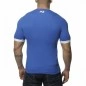 ADDICTED - AD232 T-SHIRT RIBBED BLEU ROYAL