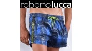 ROBERTO LUCCA - SHORT DE BAIN RL14048 BUBBLES BLEU