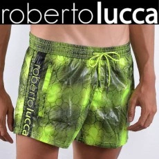 ROBERTO LUCCA - SHORT DE BAIN RL14048 BUBBLES VERT