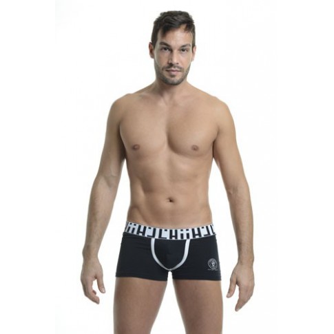 L'HOMME INVISIBLE - CONTRAST T BOXER NOIR