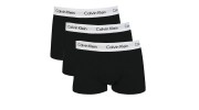 CALVIN KLEIN - PACK DE 3 BOXERS SHORTY COTON NOIR 