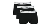 CALVIN KLEIN - PACK DE 3 BOXERS SHORTY COTON NOIR 