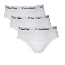 CALVIN KLEIN - PACK DE 3 SLIP BLANC COTON U2661G-100
