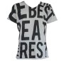 GUESS - T SHIRT COL ROND CHRISTMAS TIME GRIS