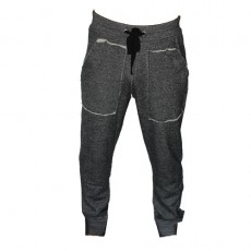 GUESS - PANTALON CUFF PANTS GRIS CHINE